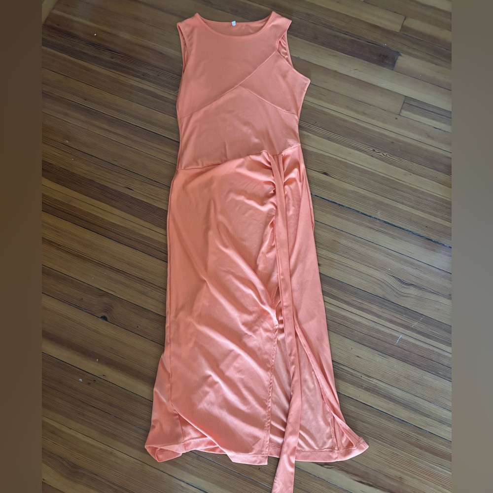 Orange Bodycon Dress